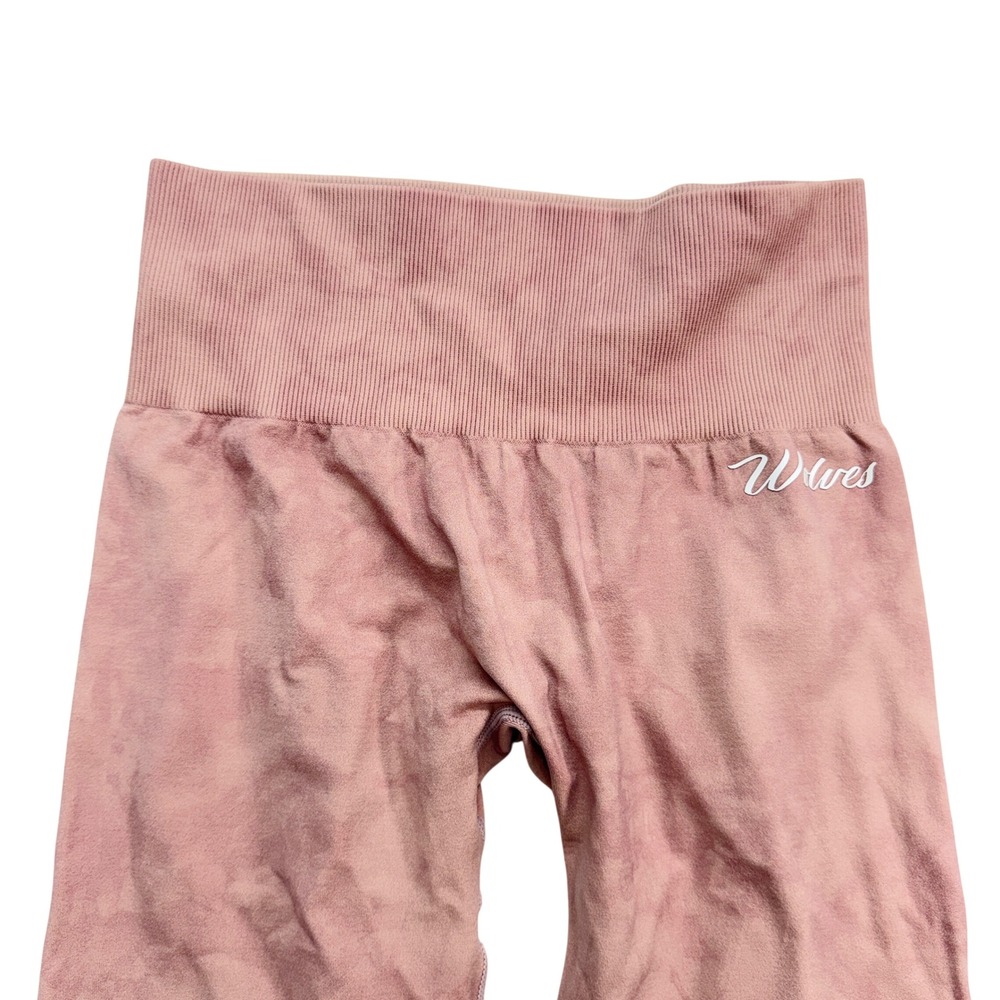 Darc Sport SHE Wolves Leggings Women's Small Pink Wolf Graphic 1 of 500 - Picture 6 of 10